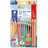 STAEDTLER Buntstift Noris jumbo 10+2 (128 NC12P1)