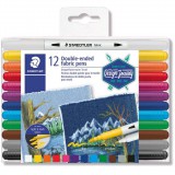 Staedtler Design Journey kétvégű textilmarker - Vegyes szín (12 db) (3190 TB12)