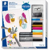 STAEDTLER "Design Journey" LineArt & Botanical Set 10-teilig retail (61 371-2) (61 371-2)