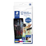 STAEDTLER "Design Journey Super Soft" hatszögletű 12 különböző színű színes ceruza készlet