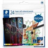 Staedtler Design Journey Super Soft Hatszögletű színes ceruza készlet 24 darab - Vegyes (149C C24)