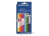 Staedtler "Ergo Soft" háromszögletű színesceruzakészlet, 12 szín