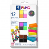 Staedtler FIMO Effect Égethető gyurma 12x25g - Neon színek (8013 C12-3)