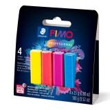 Staedtler FIMO Professzionális Égethető gyurma készlet 4x25g - Vegyes színek (8043-S1)