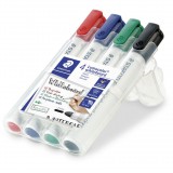 Staedtler Lumocolor 351 2mm Táblamarker készlet 4db - Vegyes (351 WP4)