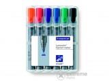 Staedtler Lumocolor 356 2mm kúpos flipchart marker készlet, 6 különböző szín