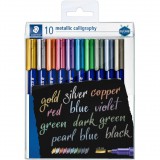 Staedtler Metallic 2.8mm Dekormarker készlet - vegyes színek (8325 TB10)
