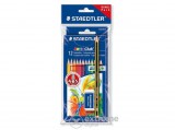 Staedtler "Noris Club" színes ceruza készlet radírral, 12 szín