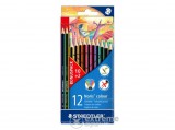 Staedtler Noris Colour hatszögletű, színes ceruza készlet, 10+2 szín