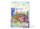 Staedtler Steadtler Noris Colour háromszögletű, színes ceruza készlet, 36 különböző szín