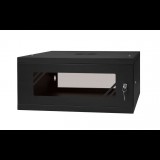 Stalflex 4U fali rack szekrény 19" 350mm fekete (RC19-4U-350GB) (RC19-4U-350GB) - Rack szekrény