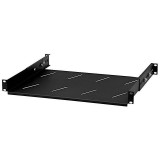 Stalflex rack szekrény fix tálca 1U 19" 250mm fekete (RSA19-1U-250B) (RSA19-1U-250B)