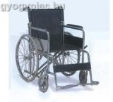 Standard kerekesszék, tolószék krómozott acélcsőből JNEC-809B