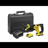 Stanley 18V FATMAX V20 Akkus kardfűrész, akkuval kofferben (SFMCS300D2K-QW)