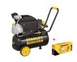 Stanley Fatmax Légkompresszor dugattyúval, olajjal, Stanley, 2 LE, 50 liter, 8 bar