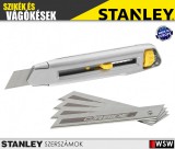Stanley INTERLOCK fémházas tördelhető pengés kés 9mm - szerszám