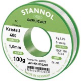 Stannol Flowtin TC Forrasztóón, ólommentes Tekercs Sn99.3Cu0.7 100 g 1 mm (810036)