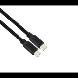Stansson CZ-255-D USB-C apa - USB-C apa 3.2 Adat és töltőkábel - Fekete (3m) (CZ-255-D)