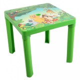 STAR PLUS Gyerek kerti bútor- műanyag asztal zöld