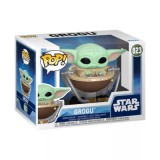 Star Wars Mandalorian - Bébi Yoda bölcsöben figura Funko POP! #823