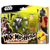 Star-Wars Transformers: Mix Mashers Deluxe Mandalóri és Grogu figura kiegészítőkkel - Hasbro (F9481_G0300)