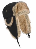 Starling szőrmés téli sapka, fekete sc-19062