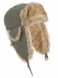 Starling szőrmés téli sapka, zöld sc-19061