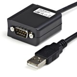 Startech 1-Port Professional RS422/485 USB Serial Cable Adapter with COM Retention USB to RS422 Adapter Cable 1,8m Black ICUSB422