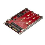 Startech 2 x M.2 - 2.5" SSD beépítő keret (S322M225R)