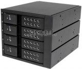 Startech 4x3.5" beépíthető mobil rack (HSB4SATSASBA)