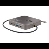 StarTech.com 102B-USBC-MULTIPORT dokkoló állomás és port replikátor Vezetékes USB 3.2 Gen 2 (3.1 Gen 2) Type-C Szürke (102B-USBC-MULTIPORT)