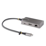 StarTech.com 103B-USBC-MULTIPORT dokkoló állomás és port replikátor Vezetékes USB 3.2 Gen 2 (3.1 Gen 2) Type-C Szürke