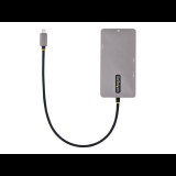 StarTech.com 120B-USBC-MULTIPORT dokkoló állomás és port replikátor Vezetékes USB 3.2 Gen 1 (3.1 Gen 1) Type-C Szürke (120B-USBC-MULTIPORT)