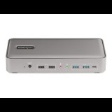 StarTech.com 129UE-USBC-KVM-DOCK KVM kapcsoló Ezüst (129UE-USBC-KVM-DOCK)