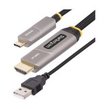 StarTech.com 146B-USBC-HDMI4K-AOC video átalakító kábel 15,2 M USB C-típus HDMI A-típus (Standard) Fekete