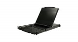 StarTech.com 17 HD Rackmount KVM konzol - kettős sín - 43,9 cm (17,3) - 1920 x 1080 képpont - 250 cd / m² - 650: 1 - 140 ° - 120 ° RKCOND17HD