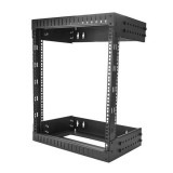 Startech.com 20" 12U nyitott fali rackszekrény fekete (RK12WALLOA) (RK12WALLOA)