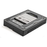 StarTech.com 25SATSAS35HD beépítő keret 8,89 cm (3.5") HDD tartó keret Fekete, Ezüst