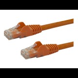 StarTech.com 2m CAT6 Ethernet Cable - Orange Snagless Gigabit CAT 6 Wire - 100W PoE RJ45 UTP 650MHz Category 6 Network Patch Cord UL/TIA (N6PATC2MOR) - patch cable - 2 m - orange (N6PATC2MOR) - UTP