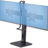 StarTech.com 2MC1S-MONITOR-STAND asztali TV konzol 68,6 cm (27") Fekete