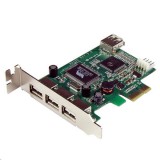 StarTech.com 3+1x USB 2.0 bővítő kártya PCIe (PEXUSB4DP) (PEXUSB4DP)