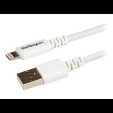 StarTech.com 3m (10ft) Long White Apple® 8-pin Lightning Connector to USB Cable for iPhone / iPod / iPad - Charge and Sync Cable (USBLT3MW) - Lightning cable - Lightning / USB - 3 m (USBLT3MW)