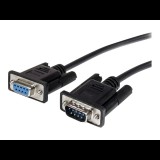 StarTech.com 3m Black Straight Through DB9 RS232 Serial Cable - DB9 RS232 Serial Extension Cable - Male to Female Cable (MXT1003MBK) - serial extension cable - 3 m (MXT1003MBK)