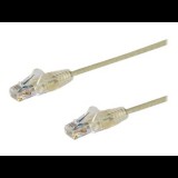 StarTech.com 3m CAT6 Cable - Grey Slim CAT6 Patch Cord - Snagless - LSZH - patch cable - 3 m - gray (N6PAT300CMGRS) - UTP