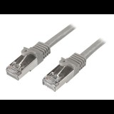 StarTech.com 3m Cat6 Patch Cable - Shielded (SFTP) - Gray - patch cable - 3 m - gray (N6SPAT3MGR) - UTP