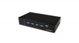 StarTech,com 4-Port DisplayPort KVM Switch - USB 3,0 - 4K 30Hz - 3840 x 2160 pixels - 4K Ultra HD - Rack mounting - 18 W - Black SV431DPU3A2