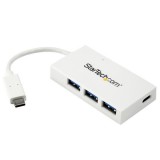 StarTech.com 4 Port USB-C to USB-A (3x) and USB-C (1x) Hub (HB30C3A1CFBW) (HB30C3A1CFBW)