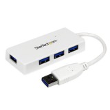 StarTech.com 4 portos Mini USB Hub (ST4300MINU3W) (ST4300MINU3W) - USB Elosztó