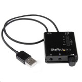 StarTech.com 5.1 USB külső hangkártya (ICUSBAUDIO2D) (ICUSBAUDIO2D) - Hangkártya