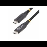 StarTech.com 50C-40G-USB4-CABLE USB kábel USB4 Gen 3x2 0,5 M USB C Fekete (50C-40G-USB4-CABLE)